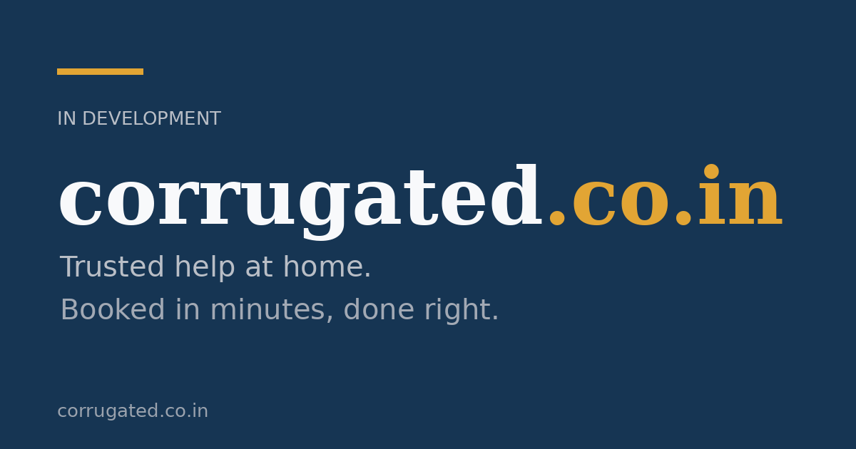 Link preview image for corrugated.co.in